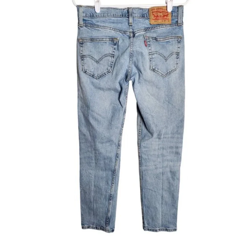 Levis 511 Jeans Mens 29x30 Blue Slim Straight Leg Light Wash Denim‎ Pants